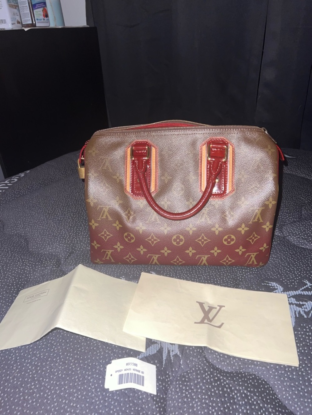 Louis Vuitton Monogram Mirage Speedy Handbag w/Original Receipt - Picture 8 of 16